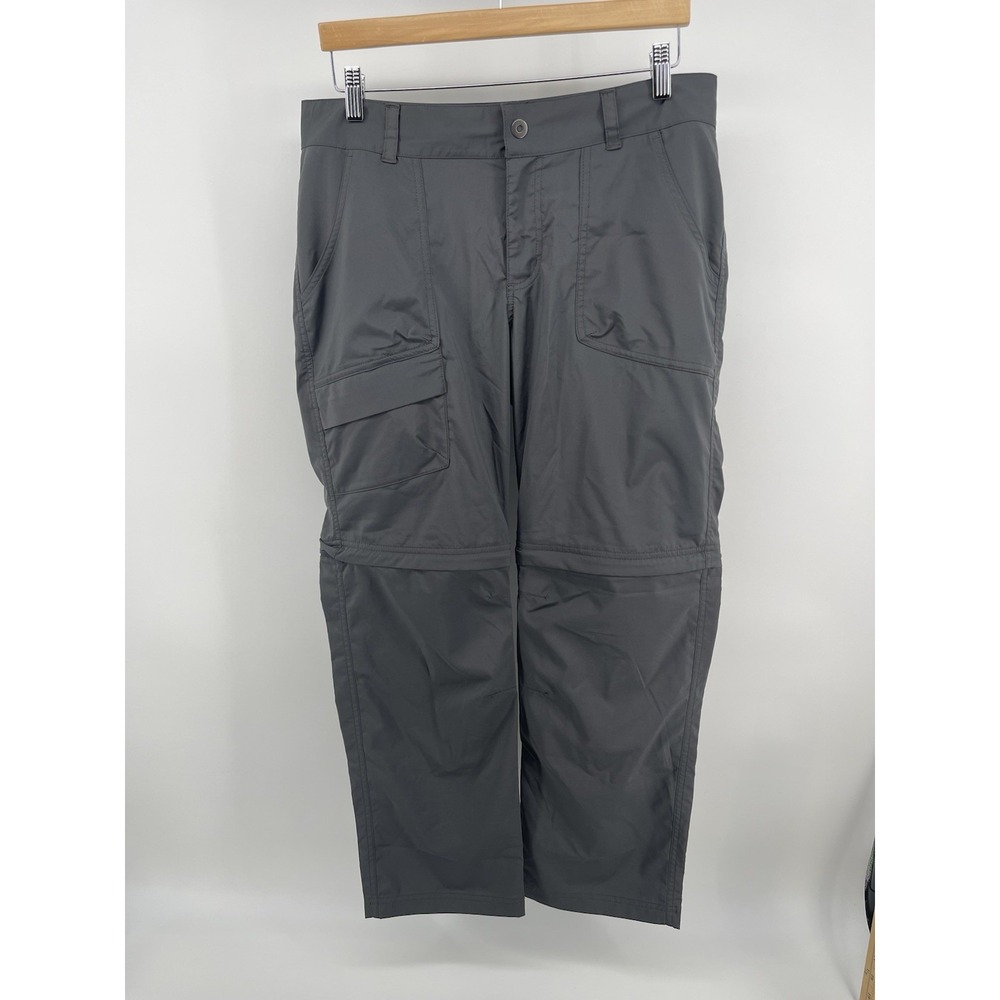 Columbia Women's 12 Gray Convertible Hiking Pants Omni Shield Outdoor